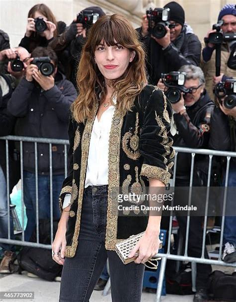 Lou Doillon attends the Chanel show during Paris Fashion Week 